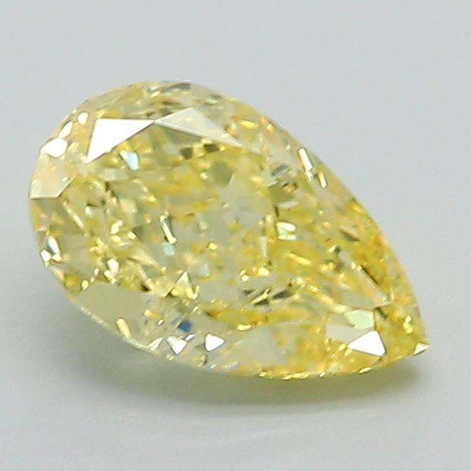 1.17 Ct. Fancy Intense Yellow Pear Lab Grown Diamond
