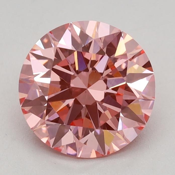 1.00 Ct. Fancy Vivid Pink Round Lab Grown Diamond