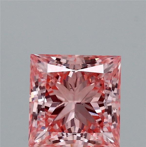 2.00 Ct. Fancy Vivid Pink Princess Lab Grown Diamond