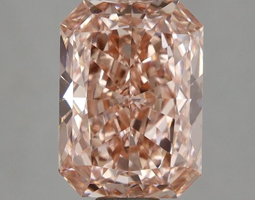 1.62 Ct. Fancy Vivid Pink Radiant Lab Grown Diamond