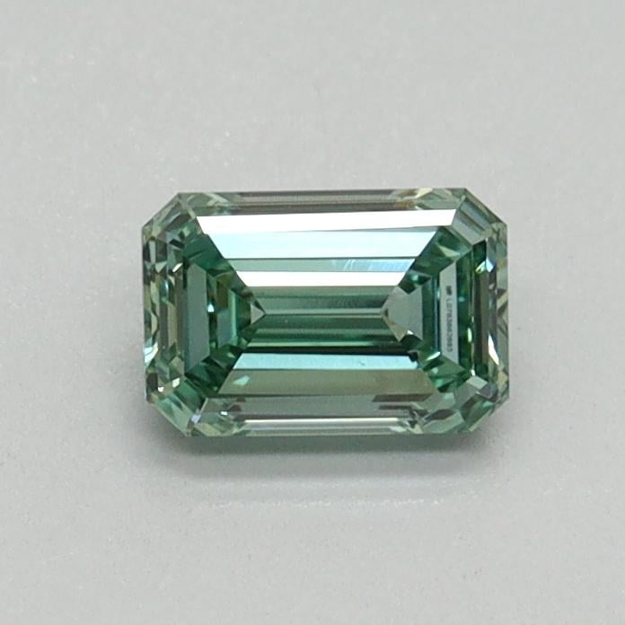 0.48 Ct. Fancy Vivid Green Emerald Lab Grown Diamond