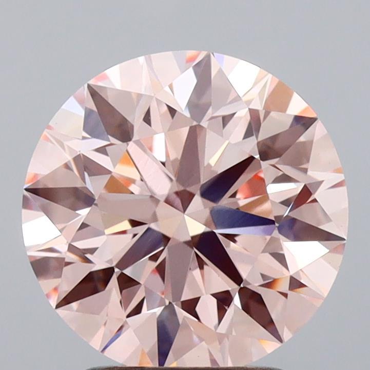 2.63 Ct. Fancy Intense  Pink Round Lab Grown Diamond