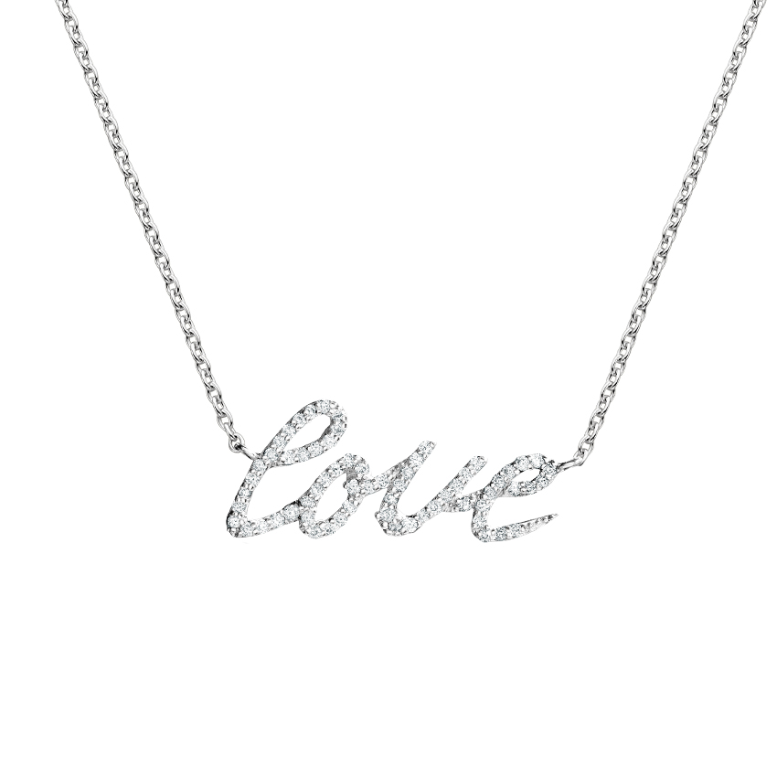 love diamond necklace