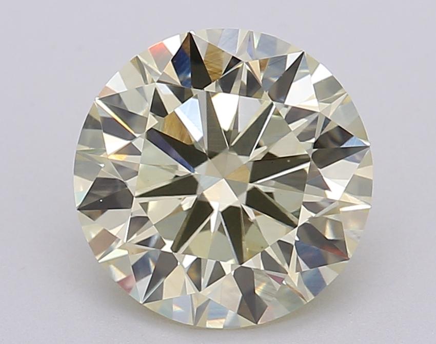 2.07 Ct. Fancy Light Yellow Round Lab Grown Diamond