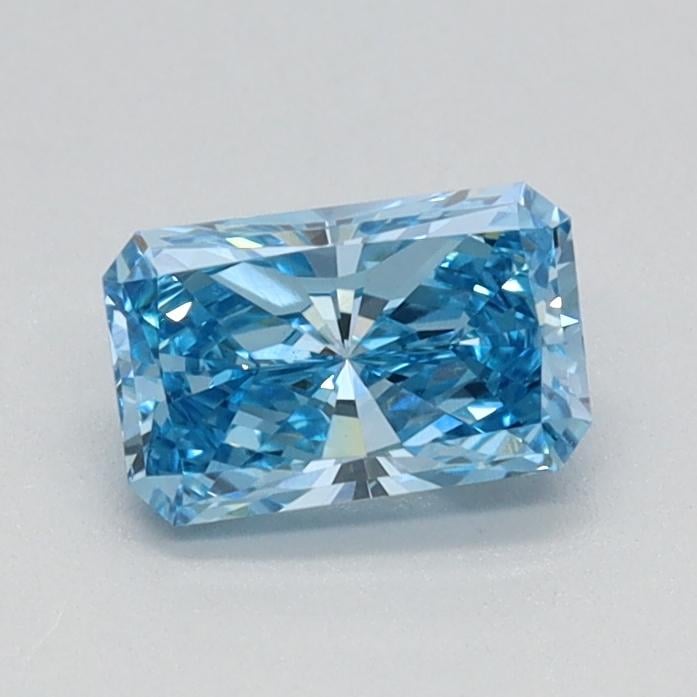 0.53 Ct. Fancy Vivid Blue Radiant Lab Grown Diamond