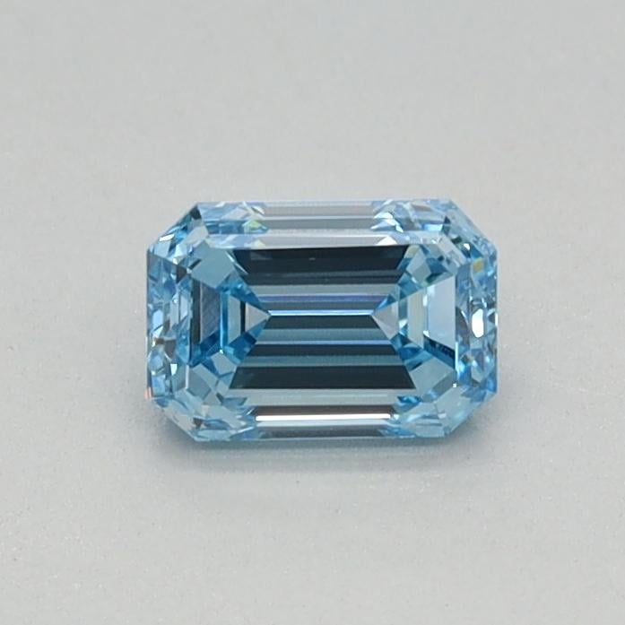 0.31 Ct. Fancy Intense Blue Emerald Lab Grown Diamond
