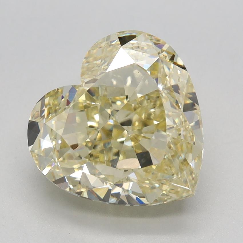 3.05 Ct. Fancy Yellow Heart Lab Grown Diamond
