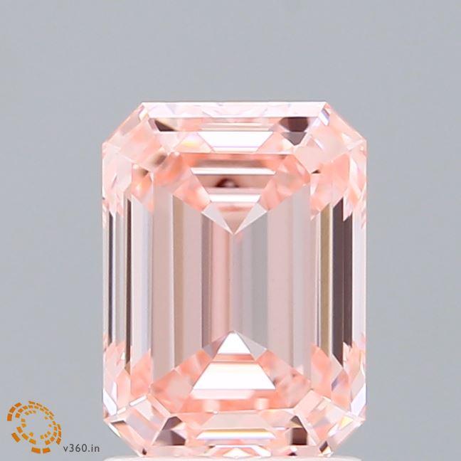 2.08 Ct. Fancy Intense Pink Emerald Lab Grown Diamond