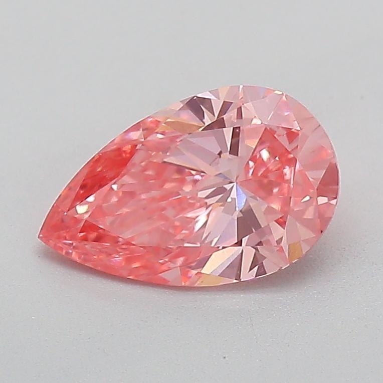0.88 Ct. Fancy Vivid  Pink Pear Lab Grown Diamond