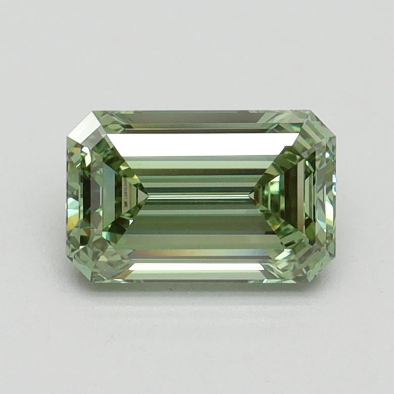 1.03 Ct. Fancy Intense Pacific Green Emerald Lab Grown Diamond