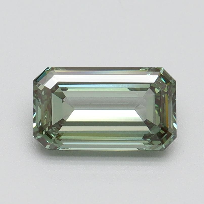 1.01 Ct. Fancy Vivid Green Emerald Lab Grown Diamond