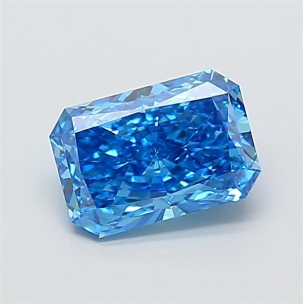 1.05 Ct. Fancy Vivid  Blue Radiant Lab Grown Diamond