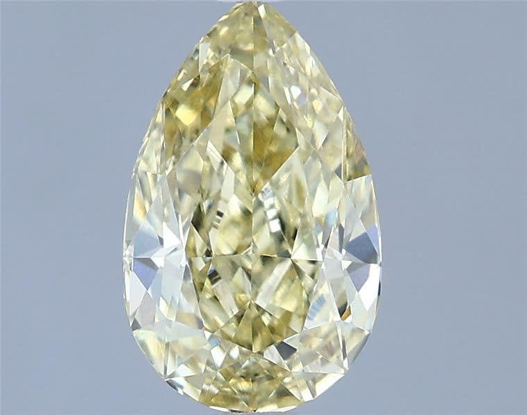 1.07 Ct. Fancy  Yellow Pear Lab Grown Diamond