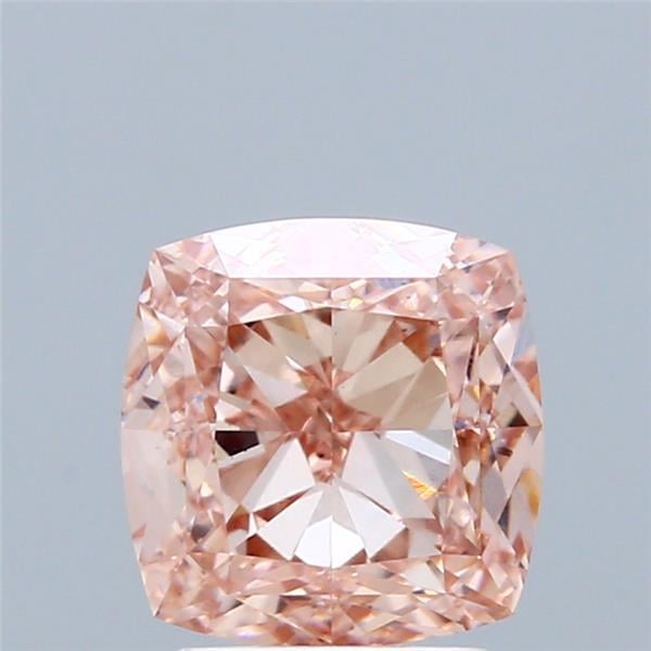 2.51 Ct. Fancy Intense Pink Cushion Lab Grown Diamond