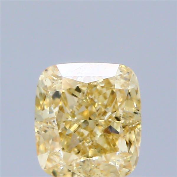 1.06 Ct. Fancy Intense Yellow Cushion Lab Grown Diamond
