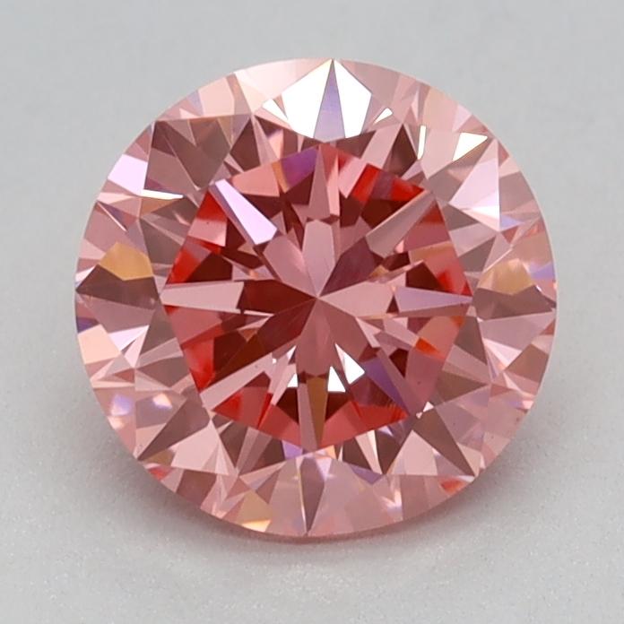 1.0 Ct. Fancy Vivid Pink Round Lab Grown Diamond