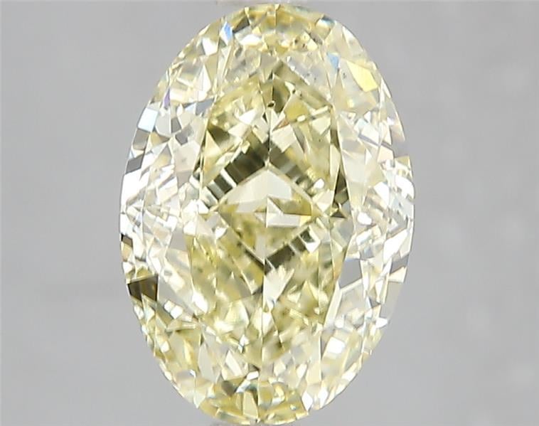 3.02 Ct. Fancy Intense Yellow Oval Lab Grown Diamond