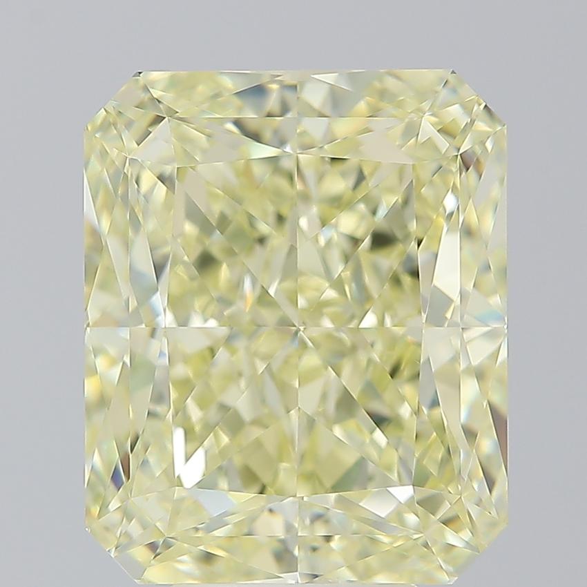 8.03 Ct. Fancy Light  Yellow Radiant Diamond