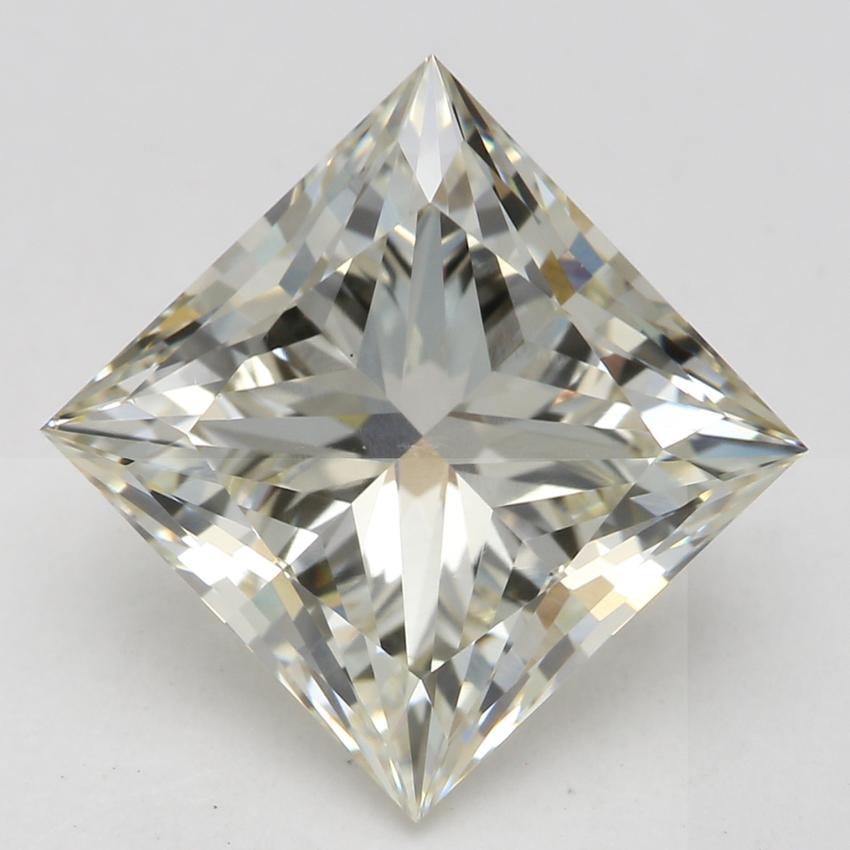 3.09 Ct. Fancy Vivid Blue Princess Lab Grown Diamond