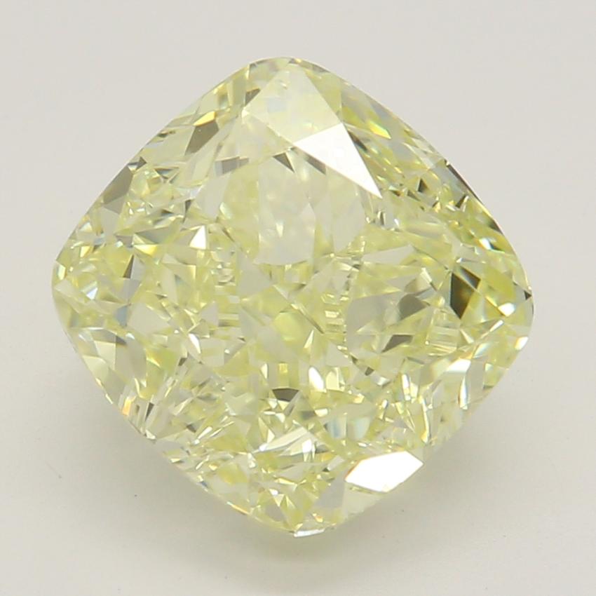 2.06 Ct. Fancy Light Yellow Cushion Diamond