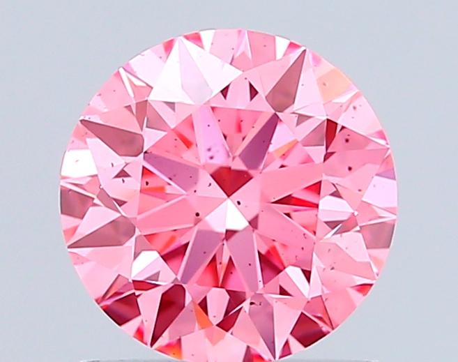 1.02 Ct. Fancy Vivid Pink Round Lab Grown Diamond