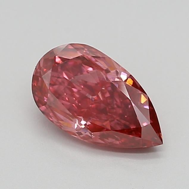 1.21 Ct. Fancy Vivid  Pink Pear Lab Grown Diamond