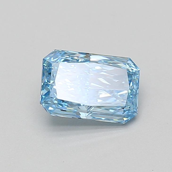 1.07 Ct. Fancy Vivid Blue Radiant Lab Grown Diamond
