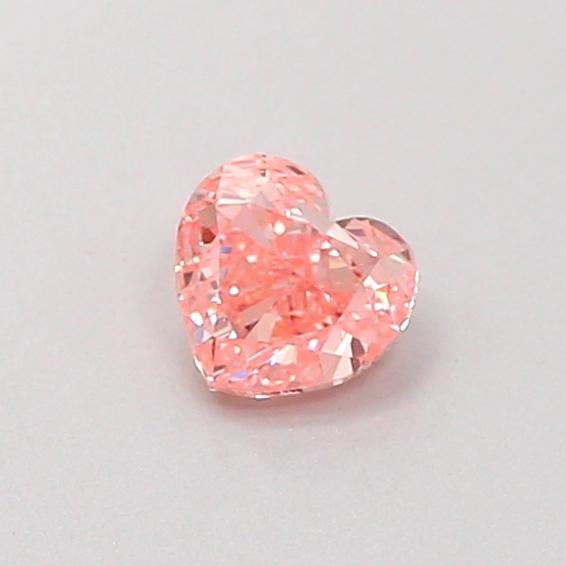 0.31 Ct. Fancy Intense  Pink Heart Lab Grown Diamond