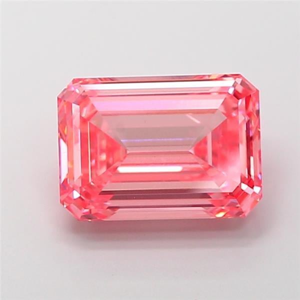 5.11 Ct. Fancy Vivid  Pink Emerald Lab Grown Diamond