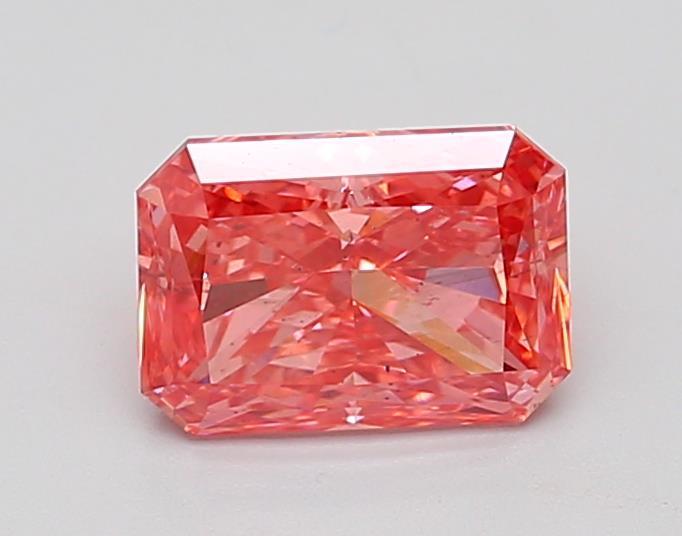 2.10 Ct. Fancy Vivid  Pink Radiant Lab Grown Diamond