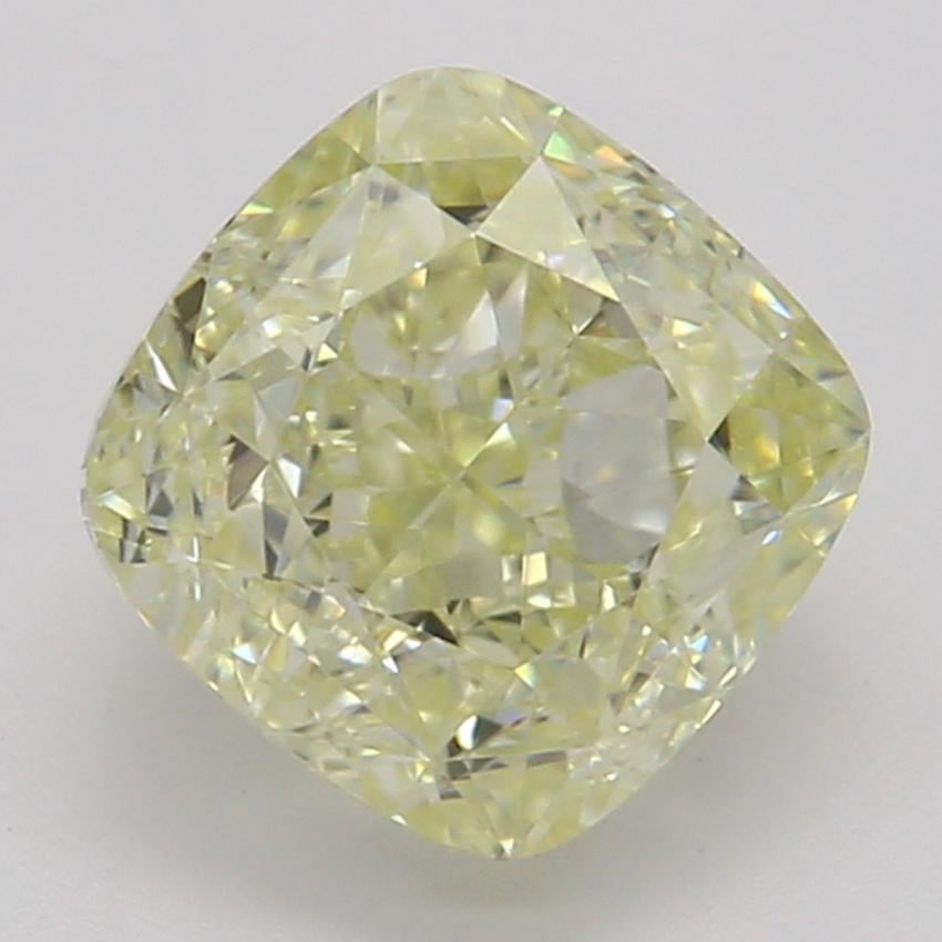 1.02 Ct. Fancy Light Yellow Cushion Diamond