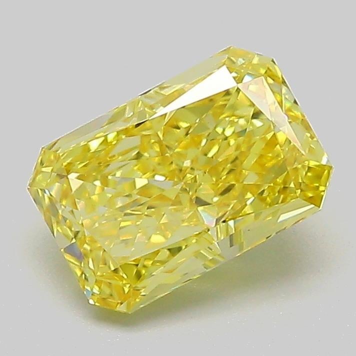1.50 Ct. Fancy Vivid  Yellow Radiant Lab Grown Diamond