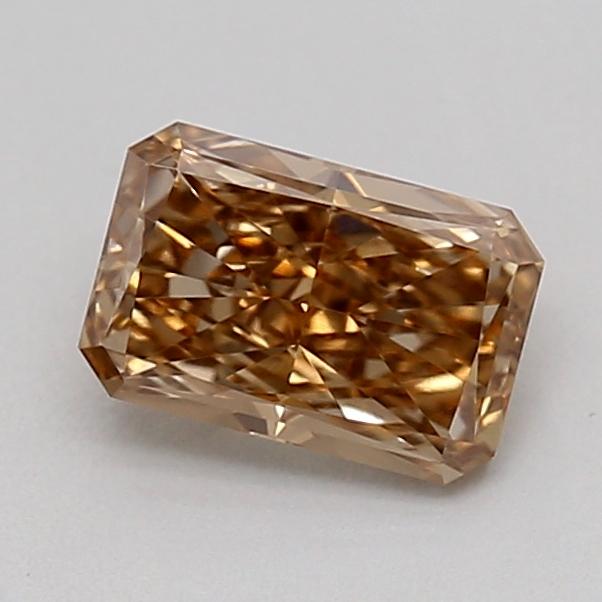 0.35 Ct. Light  Brown Radiant Lab Grown Diamond