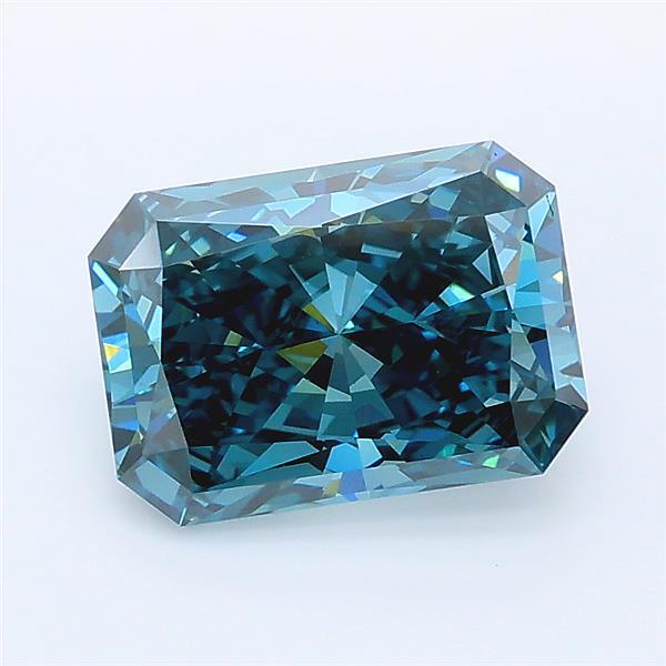 1.86 Ct. Fancy Deep Blue Radiant Lab Grown Diamond