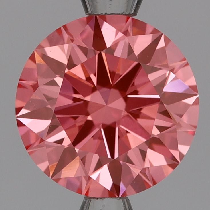 2.08 Ct. Fancy Vivid Pink Round Lab Grown Diamond