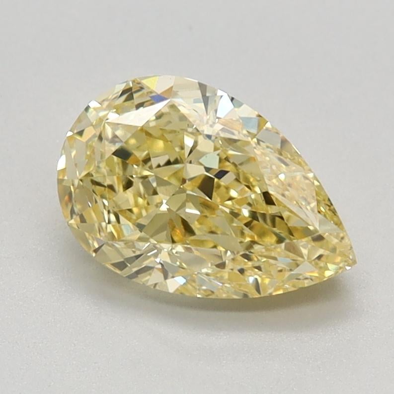 1.17 Ct. Fancy Intense Yellow Pear Lab Grown Diamond