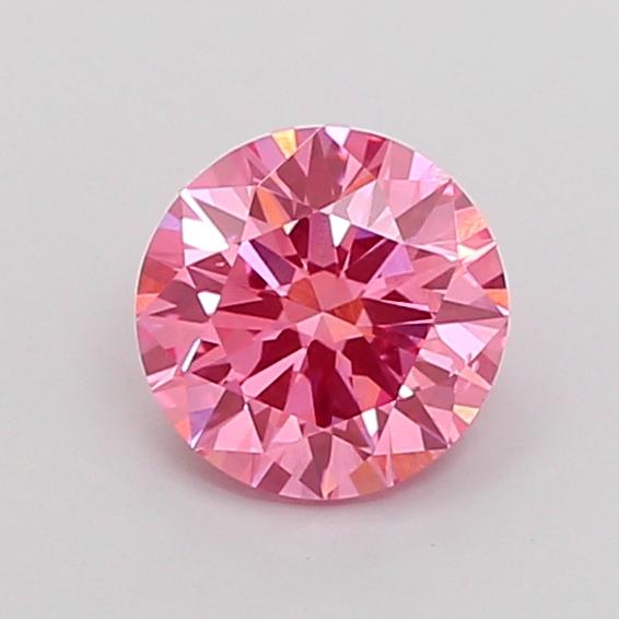 1.01 Ct. Fancy Vivid  Pink Round Lab Grown Diamond