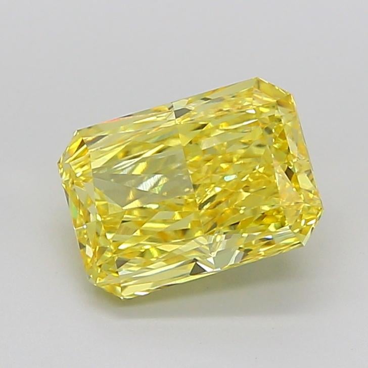 2.35 Ct. Fancy Vivid Yellow Radiant Lab Grown Diamond