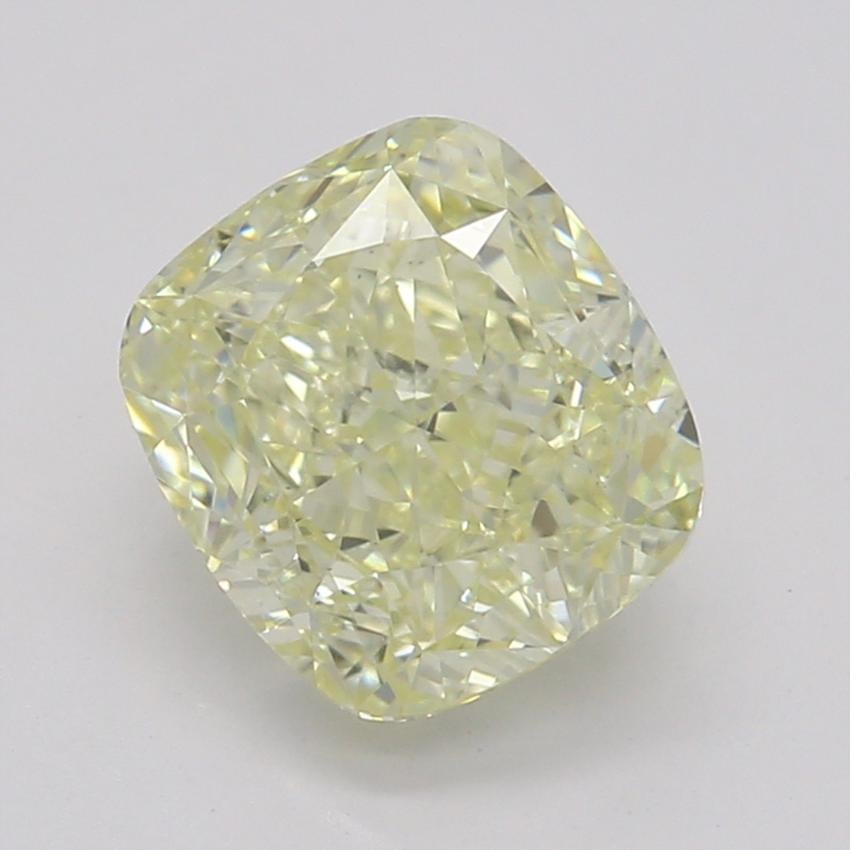 1.14 Ct. Fancy Light Yellow Cushion Diamond