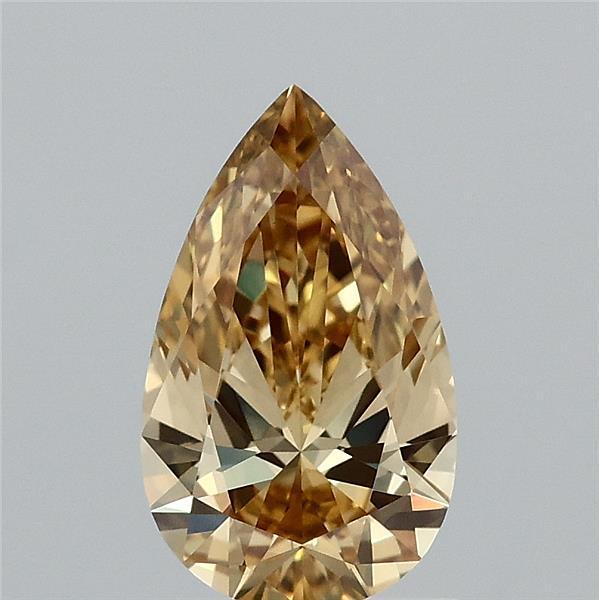 1.15 Ct. Fancy Intense  Yellow Pear Lab Grown Diamond