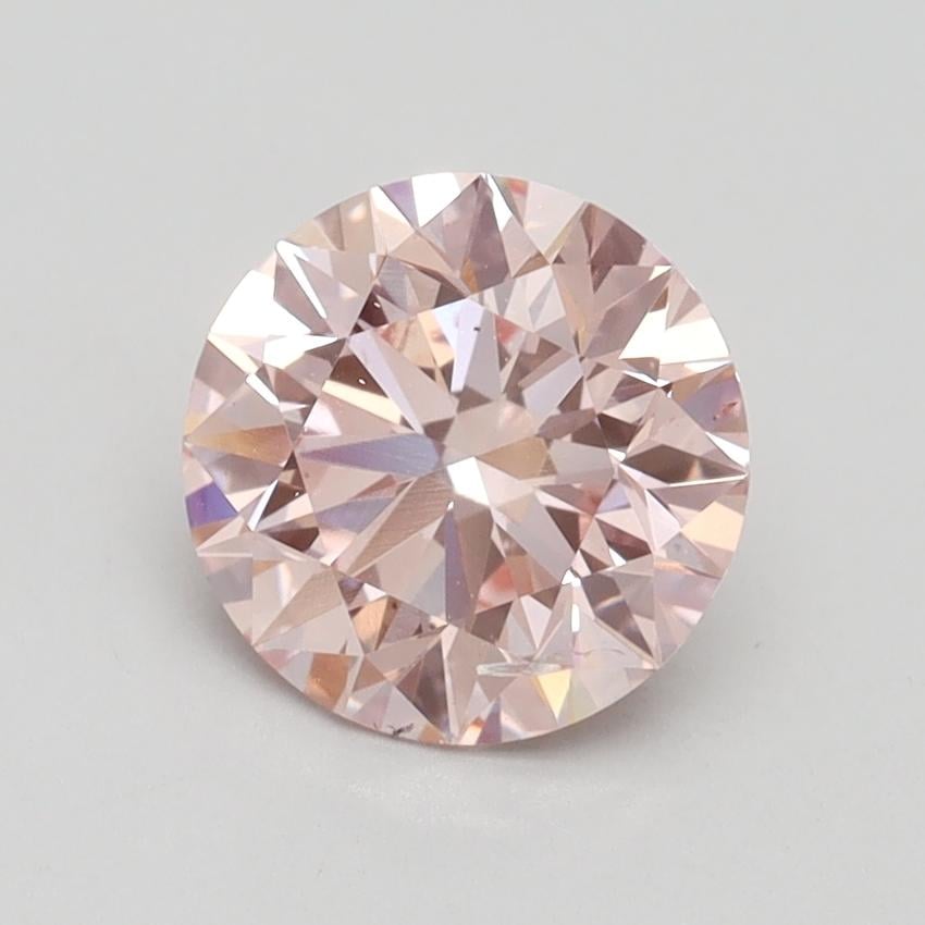 1.53 Ct. Fancy Intense Pink Round Lab Grown Diamond