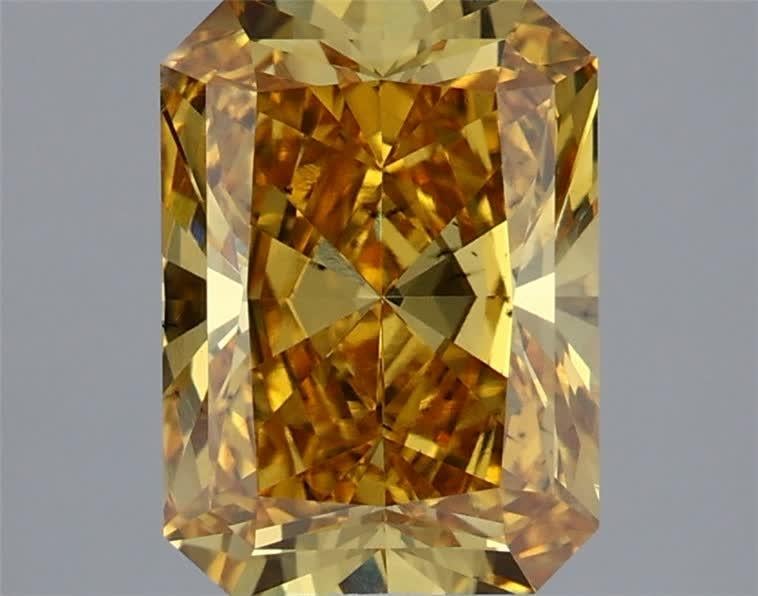 2.04 Ct. Fancy Vivid Yellow Radiant Lab Grown Diamond