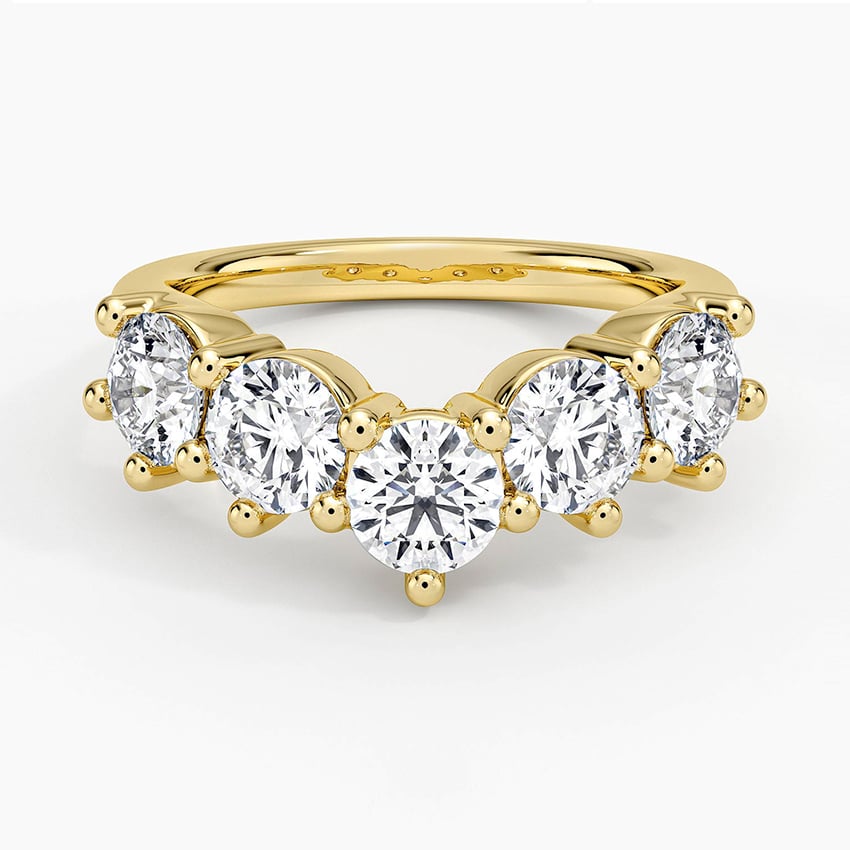 Rose gold diamond engagement ring with surprise diamond details