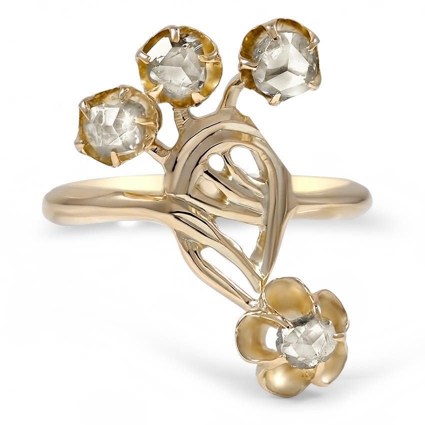 Art Nouveau Diamond Vintage Ring