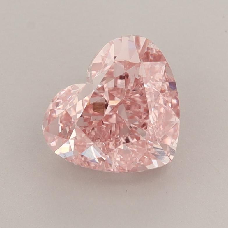 1.50 Ct. Fancy Vivid Pink Heart Lab Grown Diamond