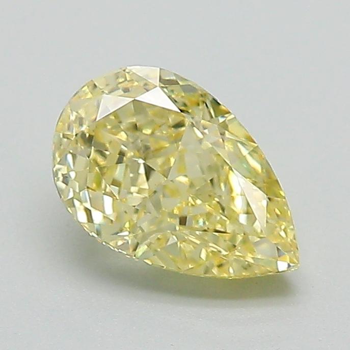 1.01 Ct. Fancy Intense Yellow Pear Lab Grown Diamond