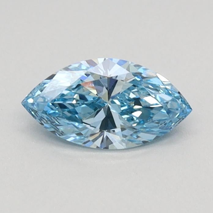 0.35 Ct. Fancy Vivid Blue Marquise Lab Grown Diamond