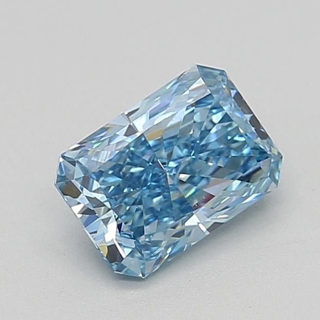 1.56 Ct. Fancy Vivid  Blue Radiant Lab Grown Diamond