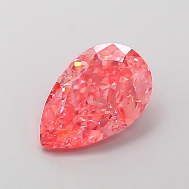 1.22 Ct. Fancy Vivid  Pink Pear Lab Grown Diamond