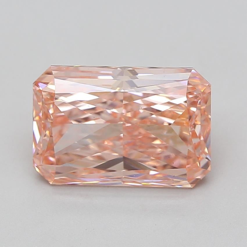 5.07 Ct. Fancy Vivid Pink Radiant Lab Grown Diamond